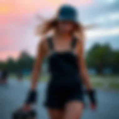 Magnificent Exploring Black Overall Shorts for Women in Skate Culture Magnificent Exploring Black Overall Shorts for Women in Skate Culture