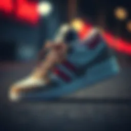 Historical Adidas Forum 84 sneaker showcasing its vintage design