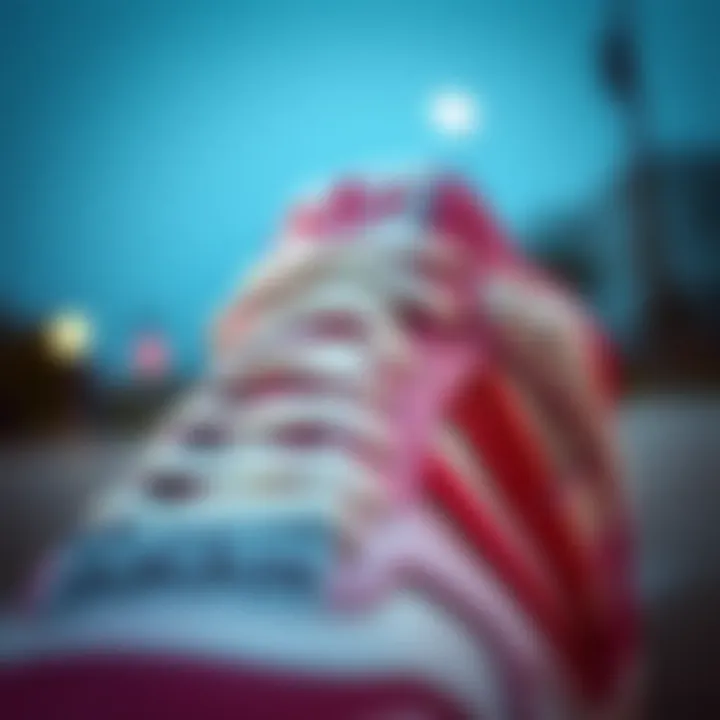 Unique Features of the Adidas Forum 84 Close-up of the unique features of the Adidas Forum 84 sneaker