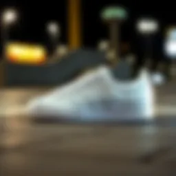 Classic silhouette of the adidas Samba White sneaker