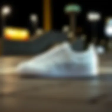 Classic silhouette of the adidas Samba White sneaker