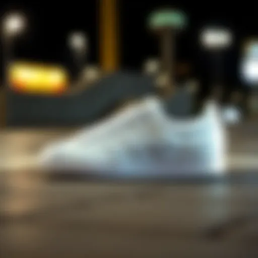 Classic silhouette of the adidas Samba White sneaker