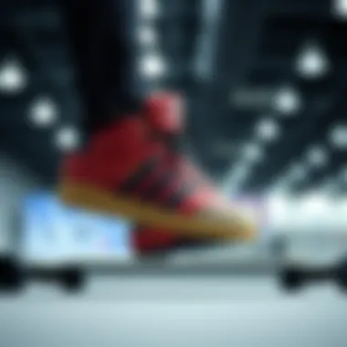 Artistic representation of Adidas collaborations with various skate brands