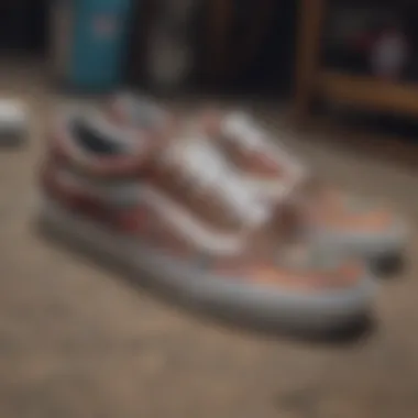 Cultural Influences in Vans Footwear Close-up of Vans shoes highlighting cultural influences