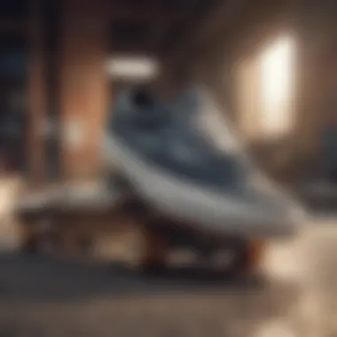 Vans Shoes and the Essence of Skate Culture Vans shoes on skateboard emphasizing skate culture