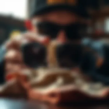 Maintaining Your Round Sunglasses Round sunglasses being cleaned with a soft cloth