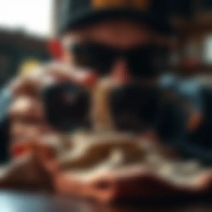 Maintaining Your Round Sunglasses Round sunglasses being cleaned with a soft cloth