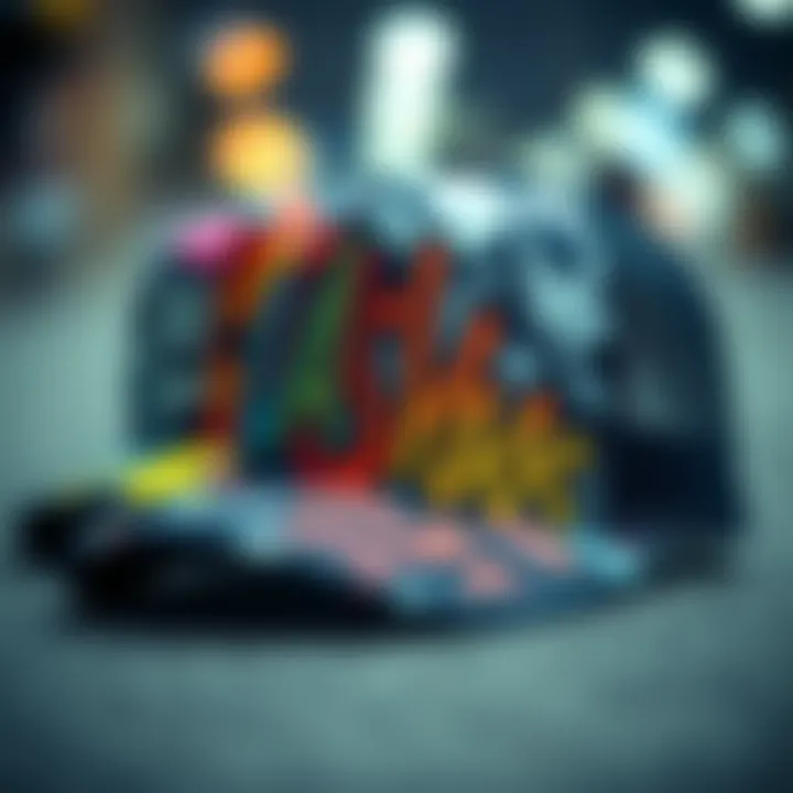 Expression Through Customized Hats An artistic representation of personal expression through customized trucker hats.