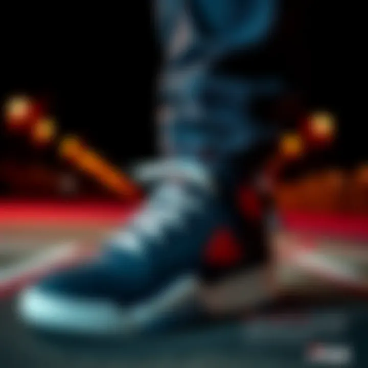 An infographic detailing the impact of athlete endorsements on sneaker popularity