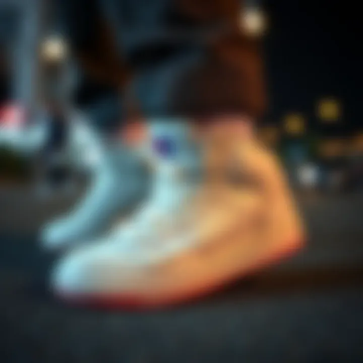 Fashion enthusiasts styling Champion crossover shoes