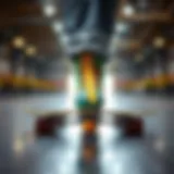 Foot measurement for skate sizing