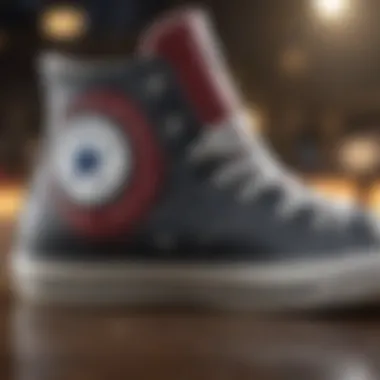 Close-up of Converse Chuck Taylor All Star features