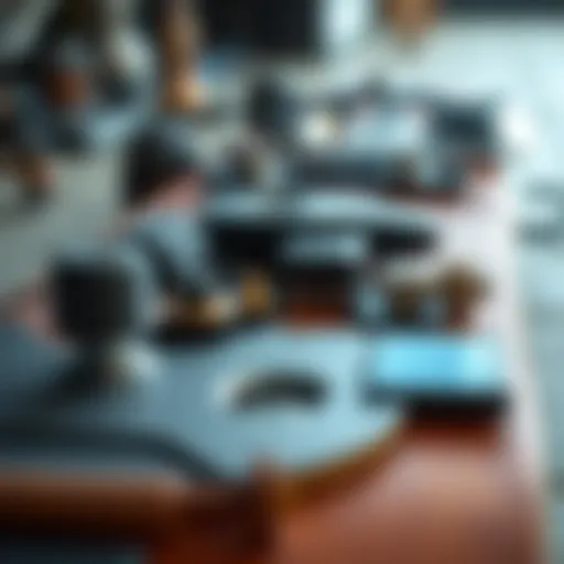 Components of Electric Skateboard Conversion Close-up of electric skateboard components arranged neatly