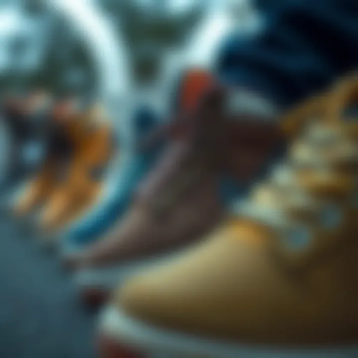 Diverse Colorways of Emerica Figueroa A collection of Emerica Figueroa skate shoes showcasing colorways