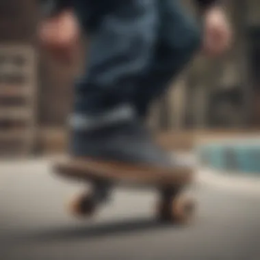 Etnies Mike Vallely: Performance on the Board Etnies Mike Vallely shoes in action on a skateboard