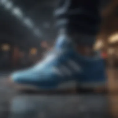 Close-up of innovative technology in ZX footwear