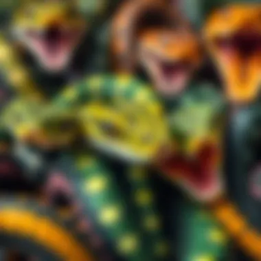 Collage of various Pit Vipers styles