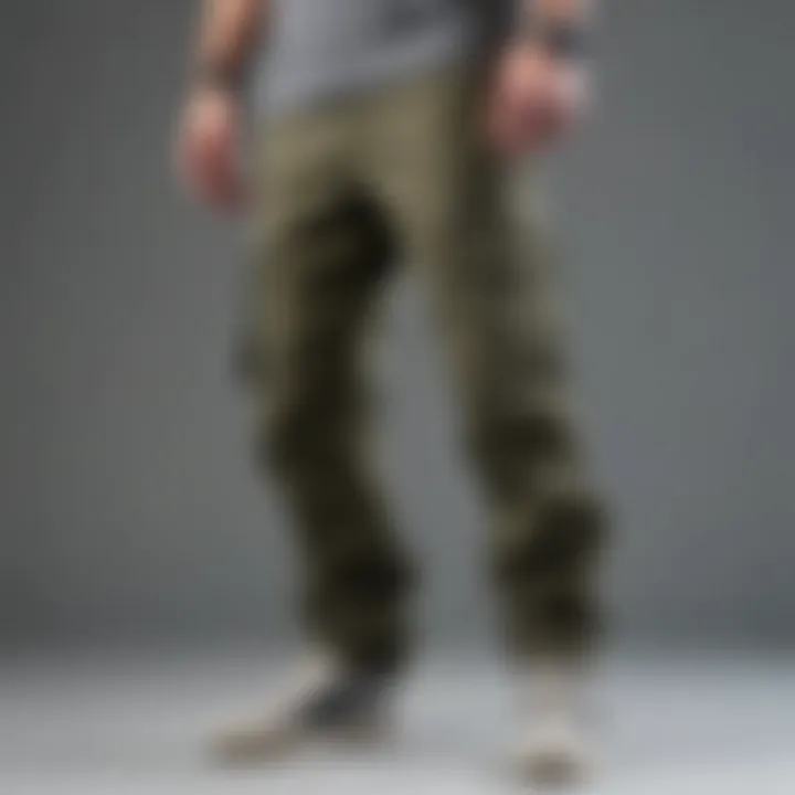 Detailed look at the functional features of BDU cargo pants