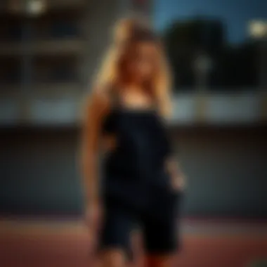 Notable Exploring Black Overall Shorts for Women in Skate Culture