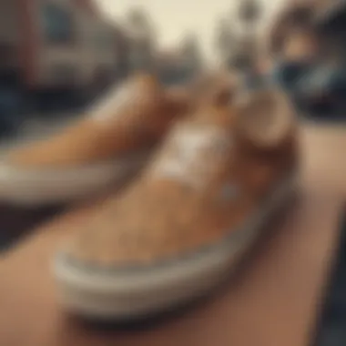 Historical collage of Cheetah Vans alongside iconic skateboarding moments