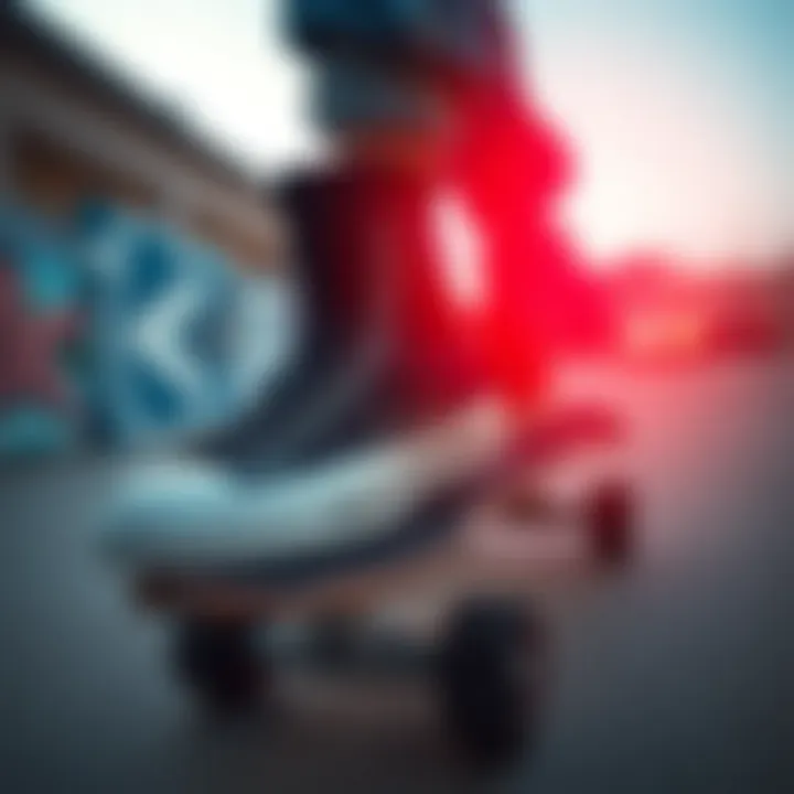 Converse Lugged High Top Black in Action on Skateboard Converse Lugged High Top Black on a skateboard