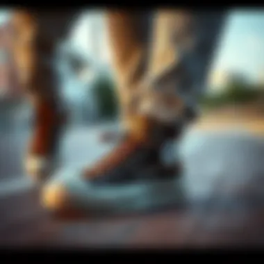 Fashionable Look Featuring Brown Converse Shoes Fashionable outfit paired with brown Converse platform shoes