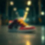 Stylish DC Shoes showcasing vibrant designs and patterns