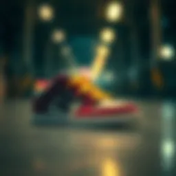 Stylish DC Shoes showcasing vibrant designs and patterns