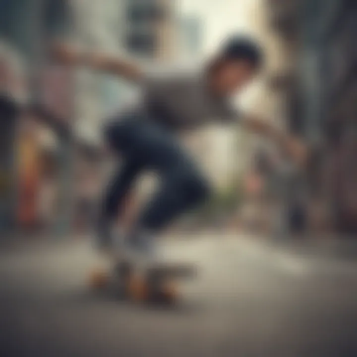 An open catalog depicting skateboarding techniques and tricks