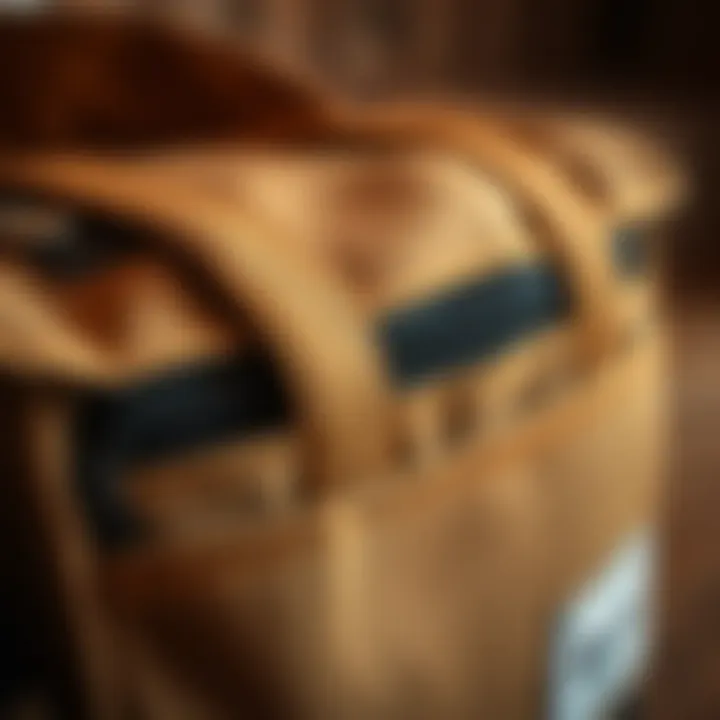 Material Quality and Craftsmanship Detail of Herschel crossbody bag's material and stitching