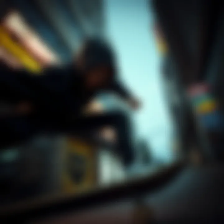 Dynamic streetwear fashion photography capturing movement