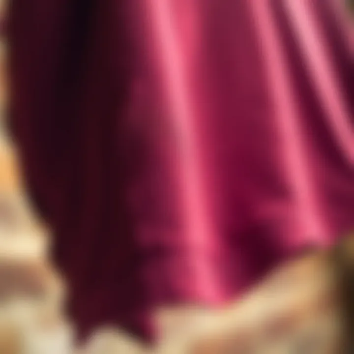 Fabric Texture Insights Close-up of fabric texture showcasing the material of tight shirts