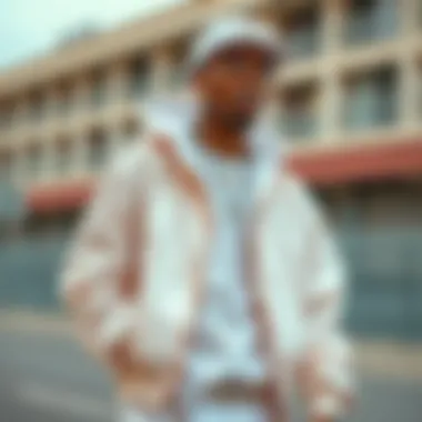 Sporty Vibes in White Nike Gear Sporty ensemble with white Nike apparel