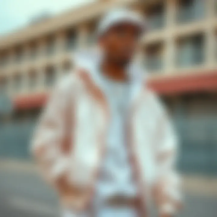 Sporty Vibes in White Nike Gear Sporty ensemble with white Nike apparel