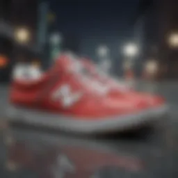 Innovative design of New Balance zip shoes showcasing their unique zip feature