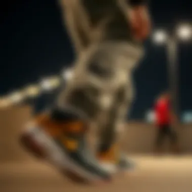 Stylish Nike cuffed sweatpants designed for skaters