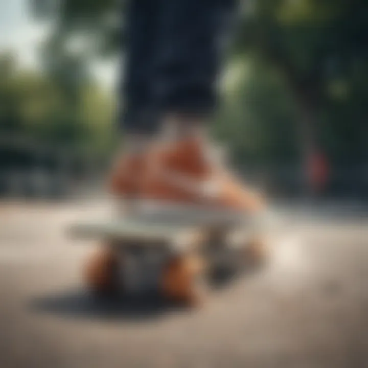 Nike D Break in action on a skateboard