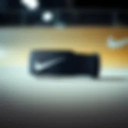 Detail of the Nike reversible belt showcasing its dual-sided design
