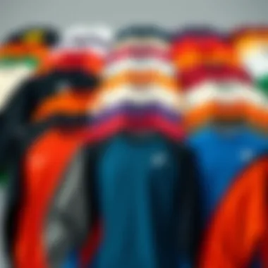 An array of color options available for the Nike Sportswear Crewneck.