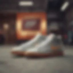 Vintage Nike Blazer shoes showcasing their classic design