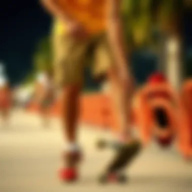 Casual Style with Skate Culture Influence Casual skate culture outfit with shorts