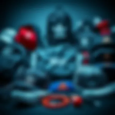 Adidas Skateboarding Accessories Collection Detailed display of Adidas skateboarding accessories including backpacks and caps