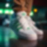 Exploring the Aesthetic and Functionality of White Adidas with Green Accents in Skate Culture Introduction