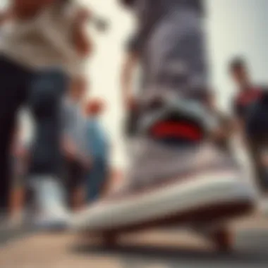 Group of skaters wearing Shoes for Crews in Converse style