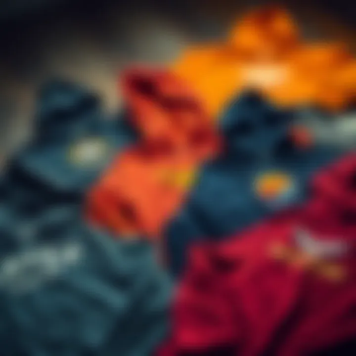 Diverse Designs of Craft Hoodies Different styles of craft hoodies laid out to highlight their diversity in design.