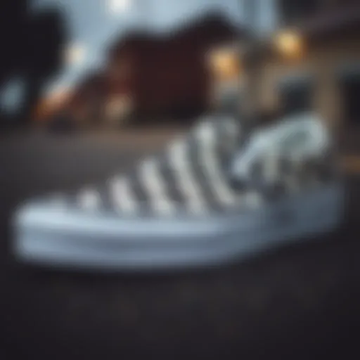 Classic black and white Vans Slip-On showcasing its iconic checkerboard pattern