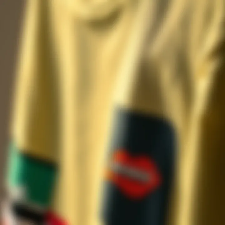 Close-up of fabric texture highlighting sustainable materials