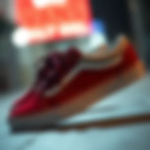 Classic Silhouette of Vans Old Skool Vans Old Skool showcasing its classic silhouette