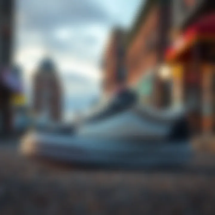 Vans Old Skool in a stylish urban setting