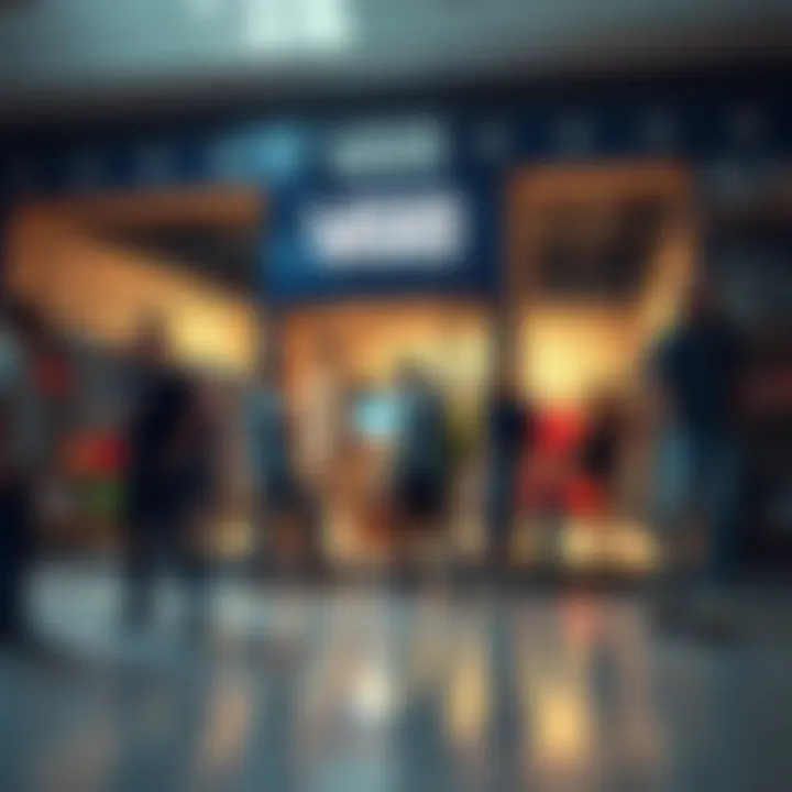 Skaters enjoying the Vans store ambiance